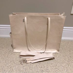 Beis Large Work Tote in Beige - Lightly Used!